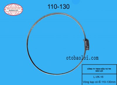 Vòng kẹp có lỗ 110-130mm