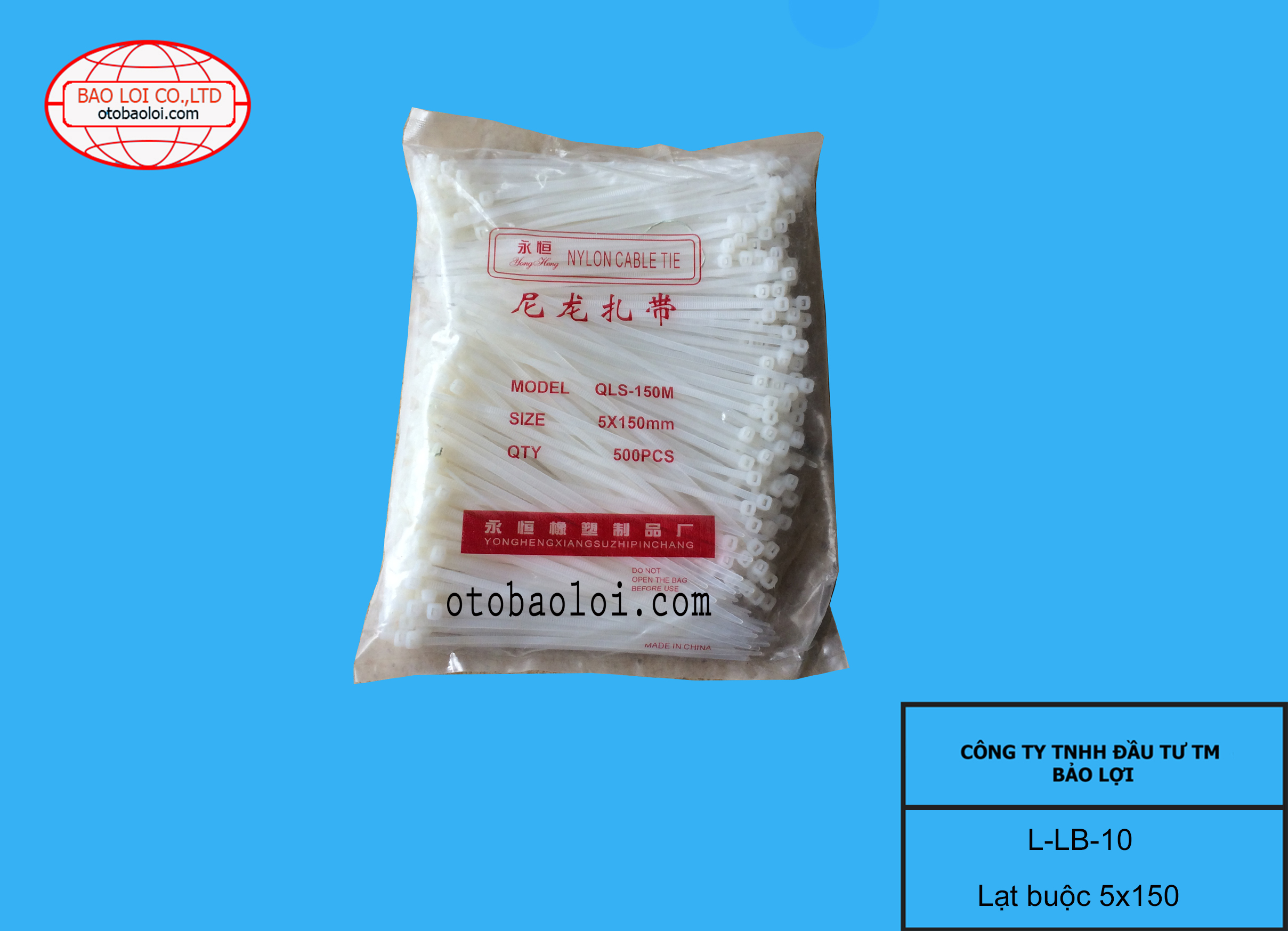 Lạt buộc 5*150mm