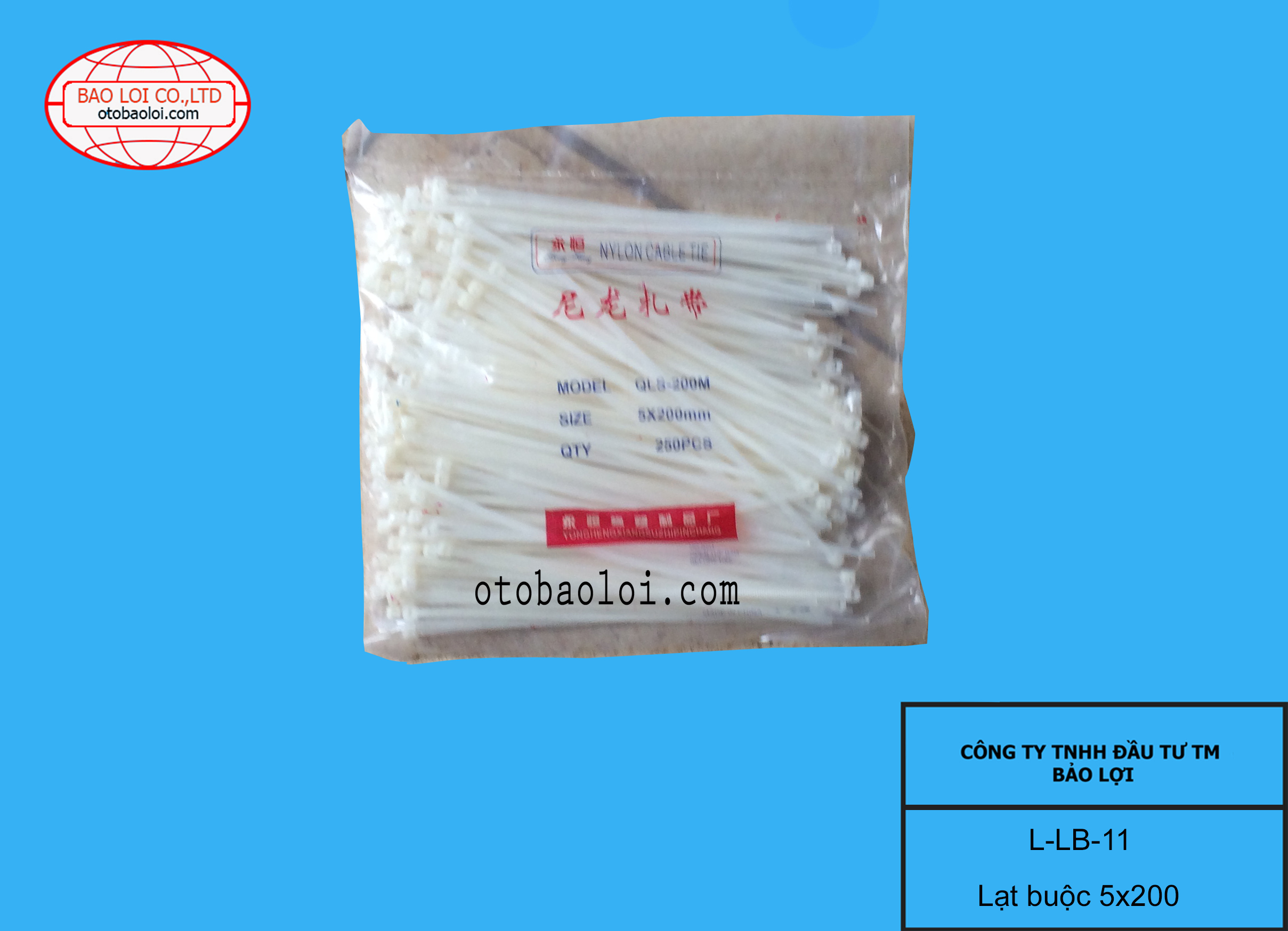 Lạt buộc 5*200mm
