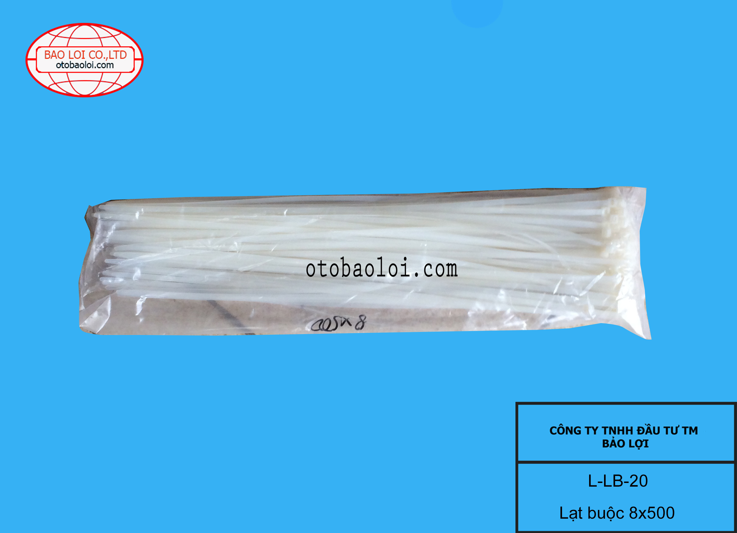 Lạt buộc 8*500mm