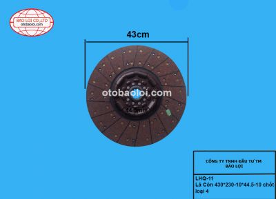 Lá Côn 430*230-10*44.5-10 chốt loại 4