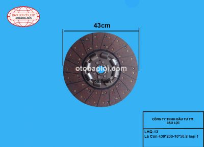 Lá Côn 430*230-10*50.8 loại 1