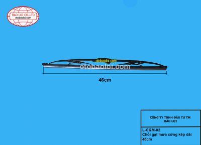 Chổi gạt mưa cứng kép dài 46cm