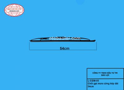 Chổi gạt mưa cứng kép dài 54cm