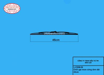 Chổi gạt mưa cứng đơn dài 45cm