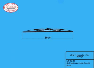 Chổi gạt mưa cứng đơn dài 50cm