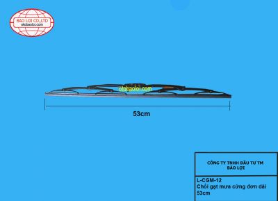 Chổi gạt mưa cứng đơn dài 53cm