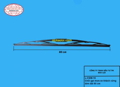 Chổi gạt mưa xe khách cứng đơn dài 80 cm
