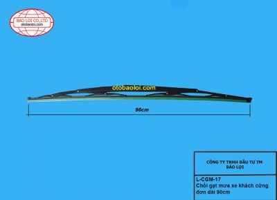 Chổi gạt mưa xe khách cứng đơn dài 90cm