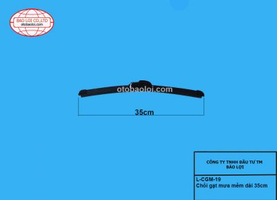 Chổi gạt mưa mềm dài 35cm