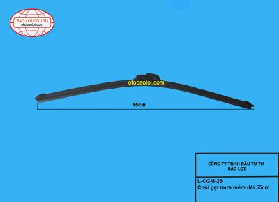 Chổi gạt mưa mềm dài 55cm