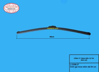 Chổi gạt mưa mềm dài 60 cm