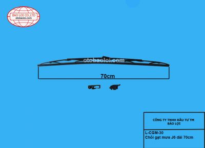 Chổi gạt mưa J6 dài 70cm