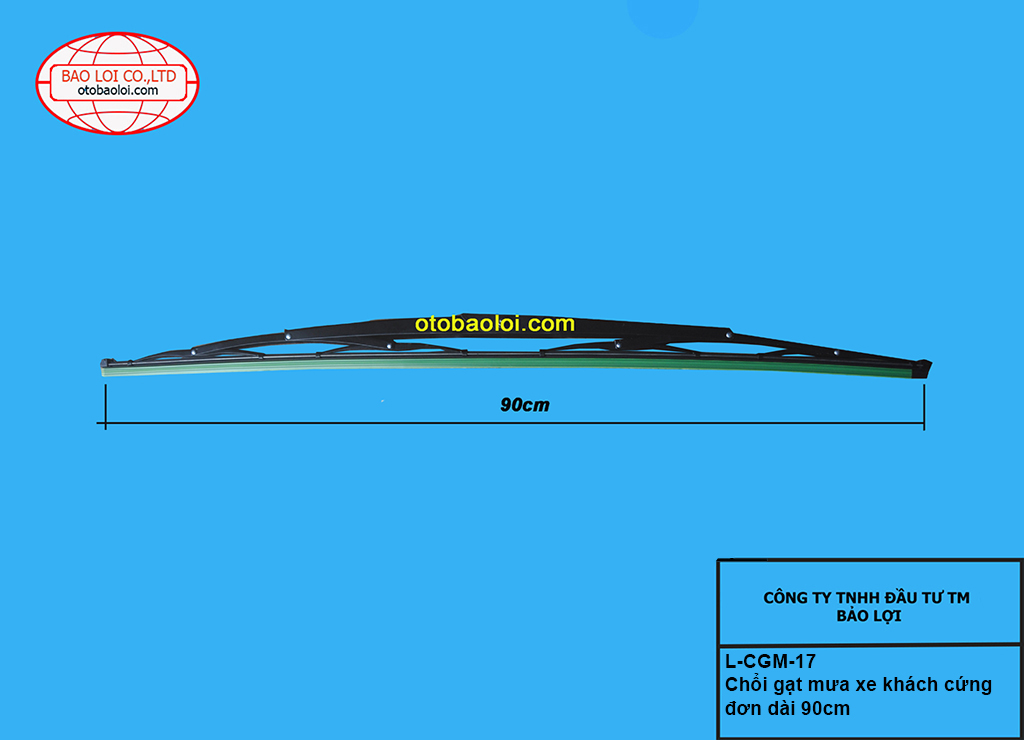 Chổi gạt mưa xe khách cứng đơn dài 90cm
