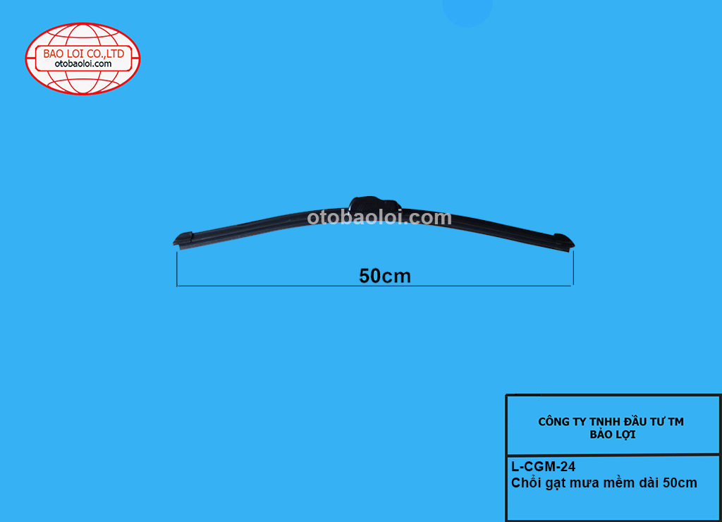 Chổi gạt mưa mềm dài 50cm