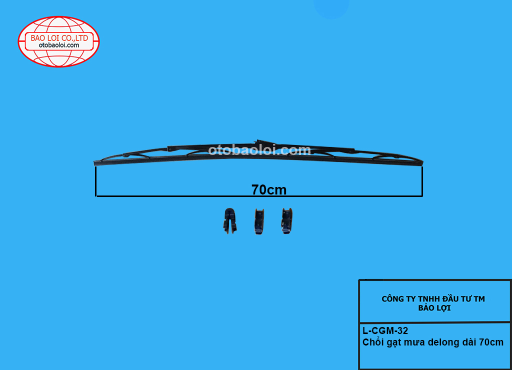 Chổi gạt mưa delong dài 70cm