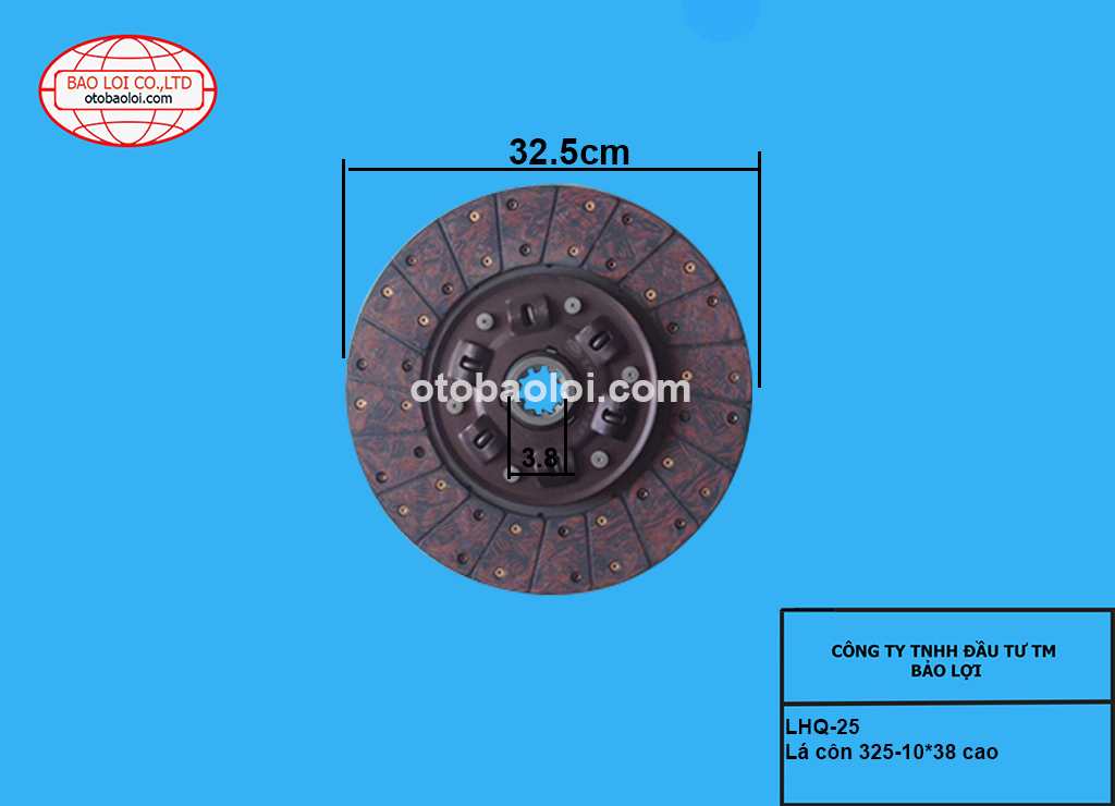 Lá Côn 325-10*38 cao 