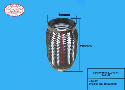 Ống kim loại 100x200mm