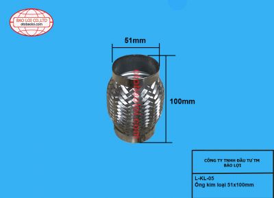 Ống kim loại 51x100mm