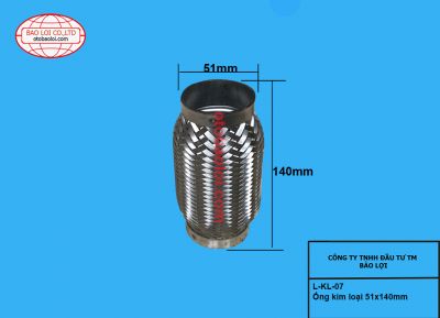 Ống kim loại 51x140mm