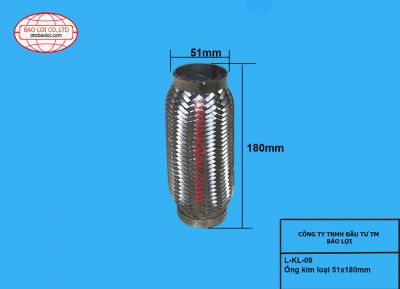 Ống kim loại 51x180mm