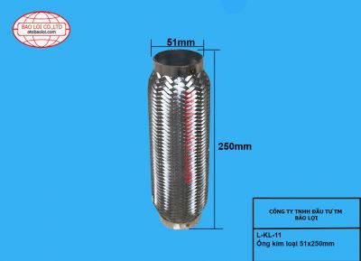 Ống kim loại 51x250mm