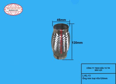 Ống kim loại 45x120mm