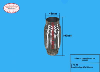 Ống kim loại 45x160mm