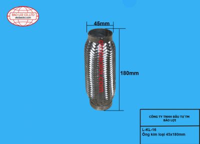 Ống kim loại 45x180mm