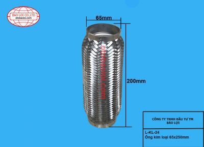 Ống kim loại 65x250mm