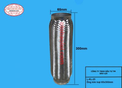Ống kim loại 65x300mm