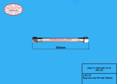 Ống kim loại #16 dài 300mm