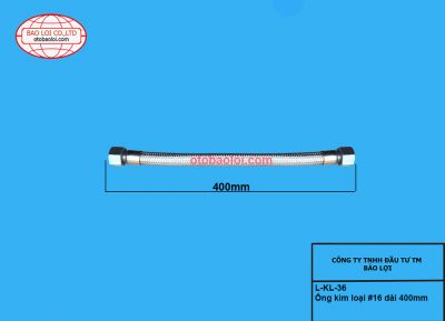 Ống kim loại #16 dài 400mm