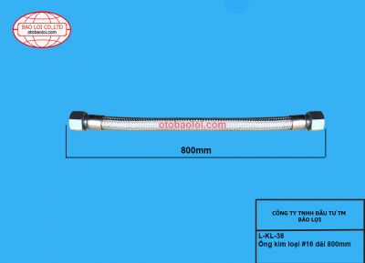 Ống kim loại #16 dài 800mm