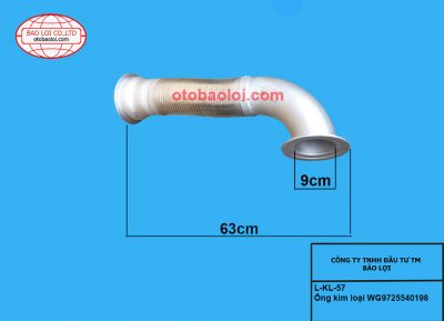 Ống kim loại WG9725540198