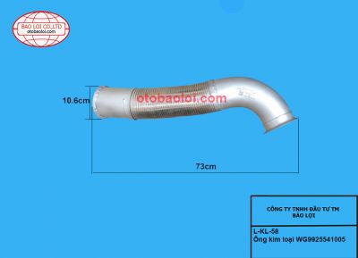 Ống kim loại WG9925541005