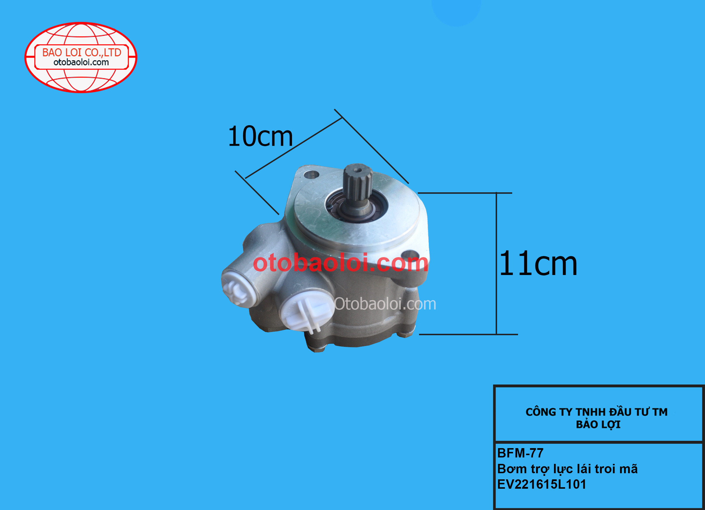 Bơm trợ lực lái troi mã EV221615L101