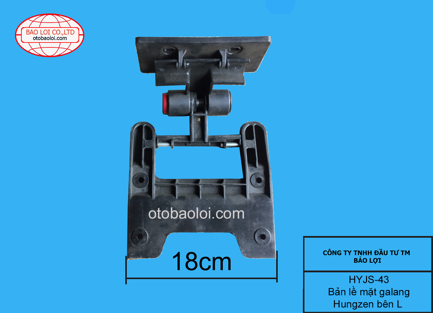 Bản lề mặt galang Hungzen bên L