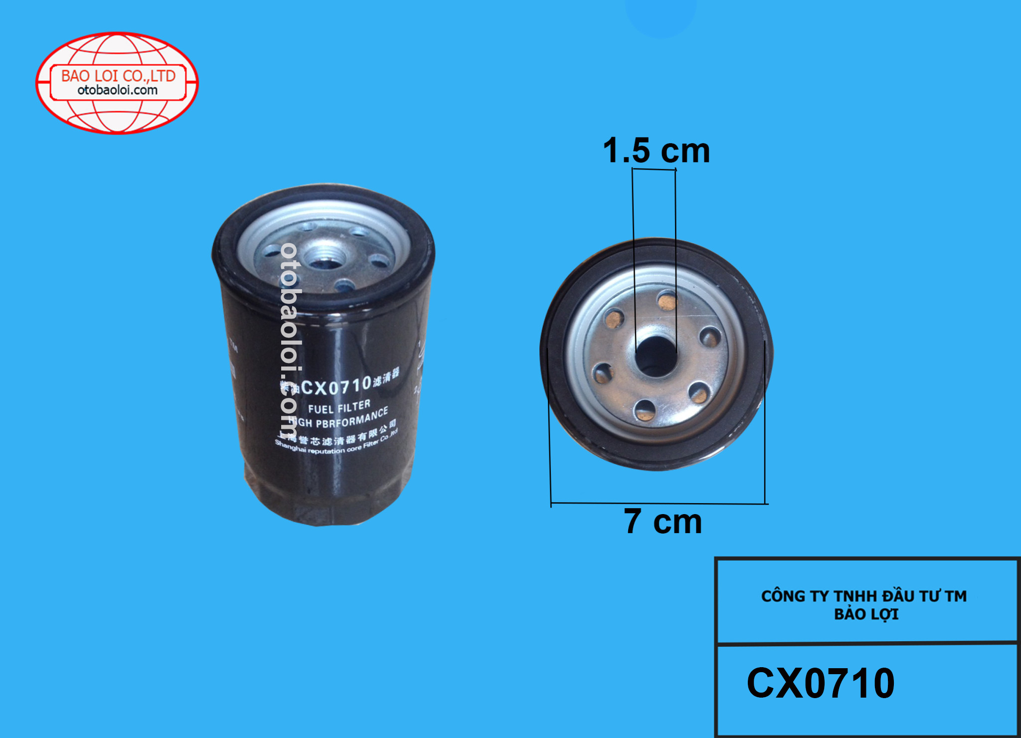 Lọc nhiên liệu CX0710