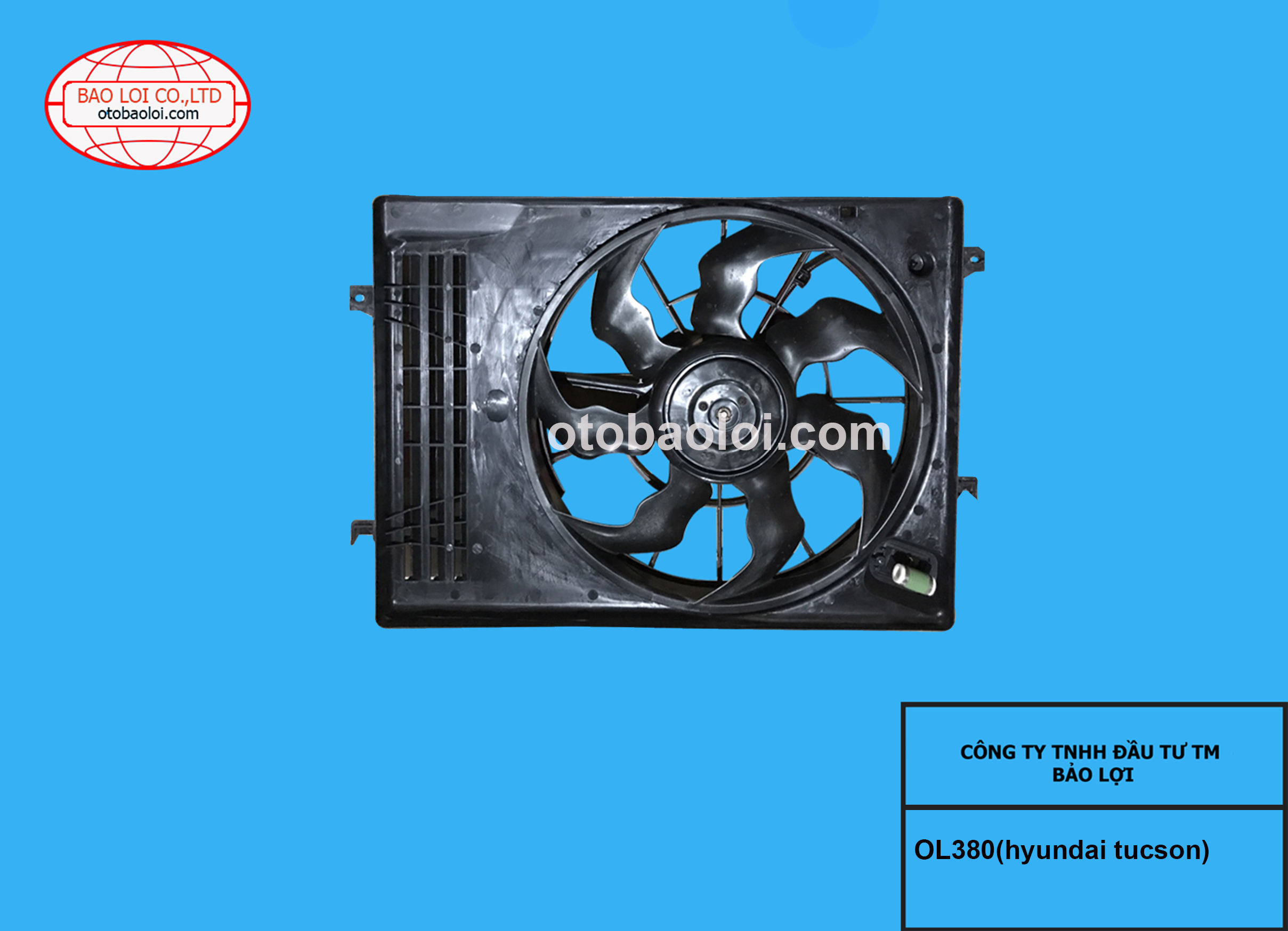 Lồng quạt điện hyundai tucson 25380-OL380