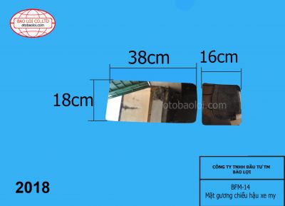 Mặt gương chiếu hậu xe mỹ