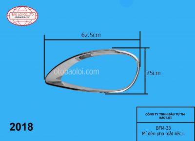 Mí đèn pha mắt liếc L