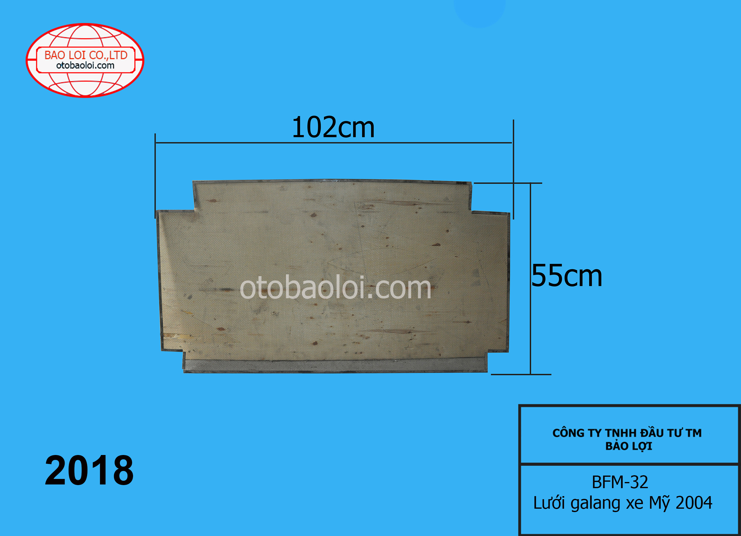 Lưới galang xe Mỹ 2004