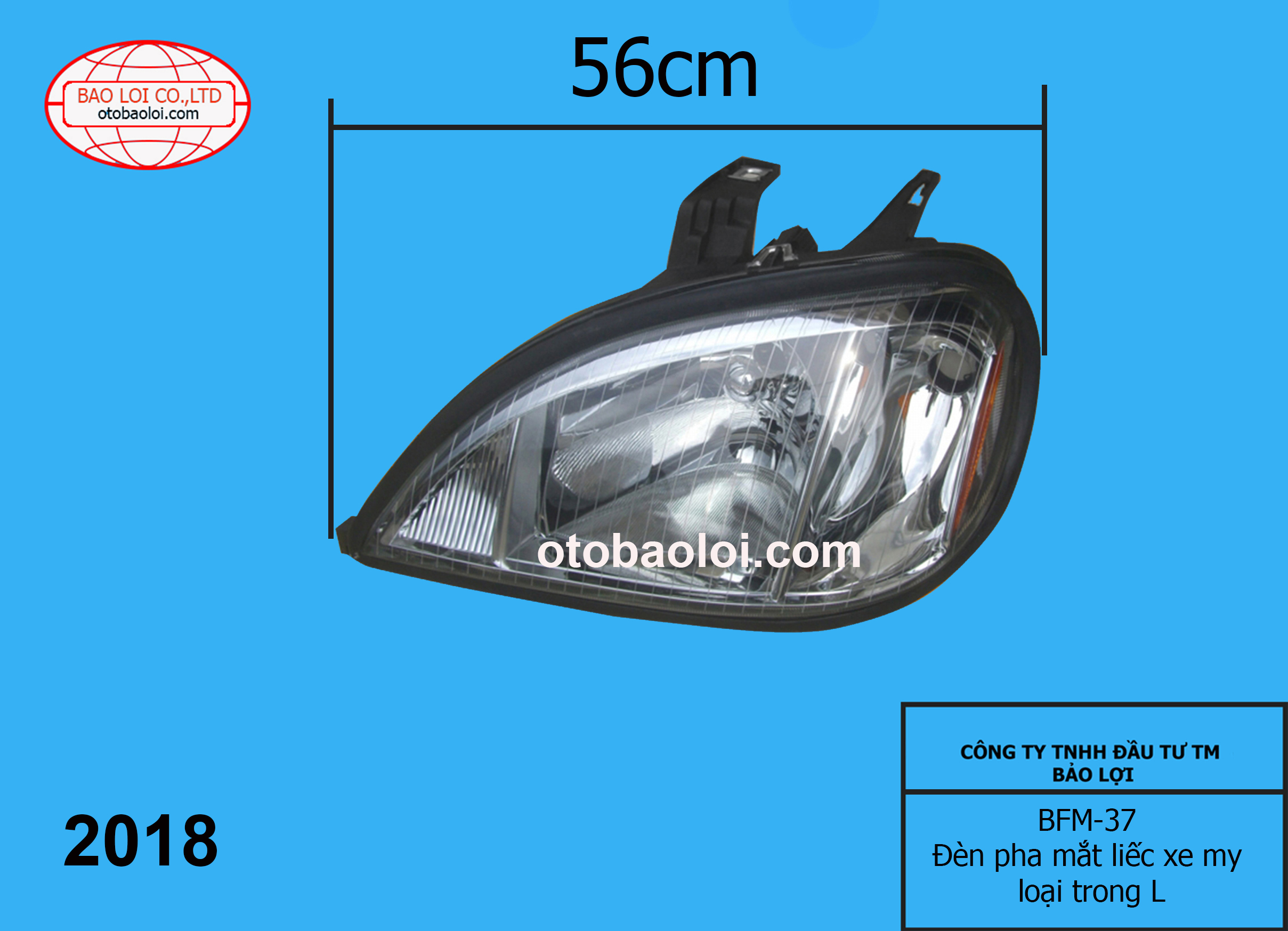 Đèn pha mắt liếc loại trong L