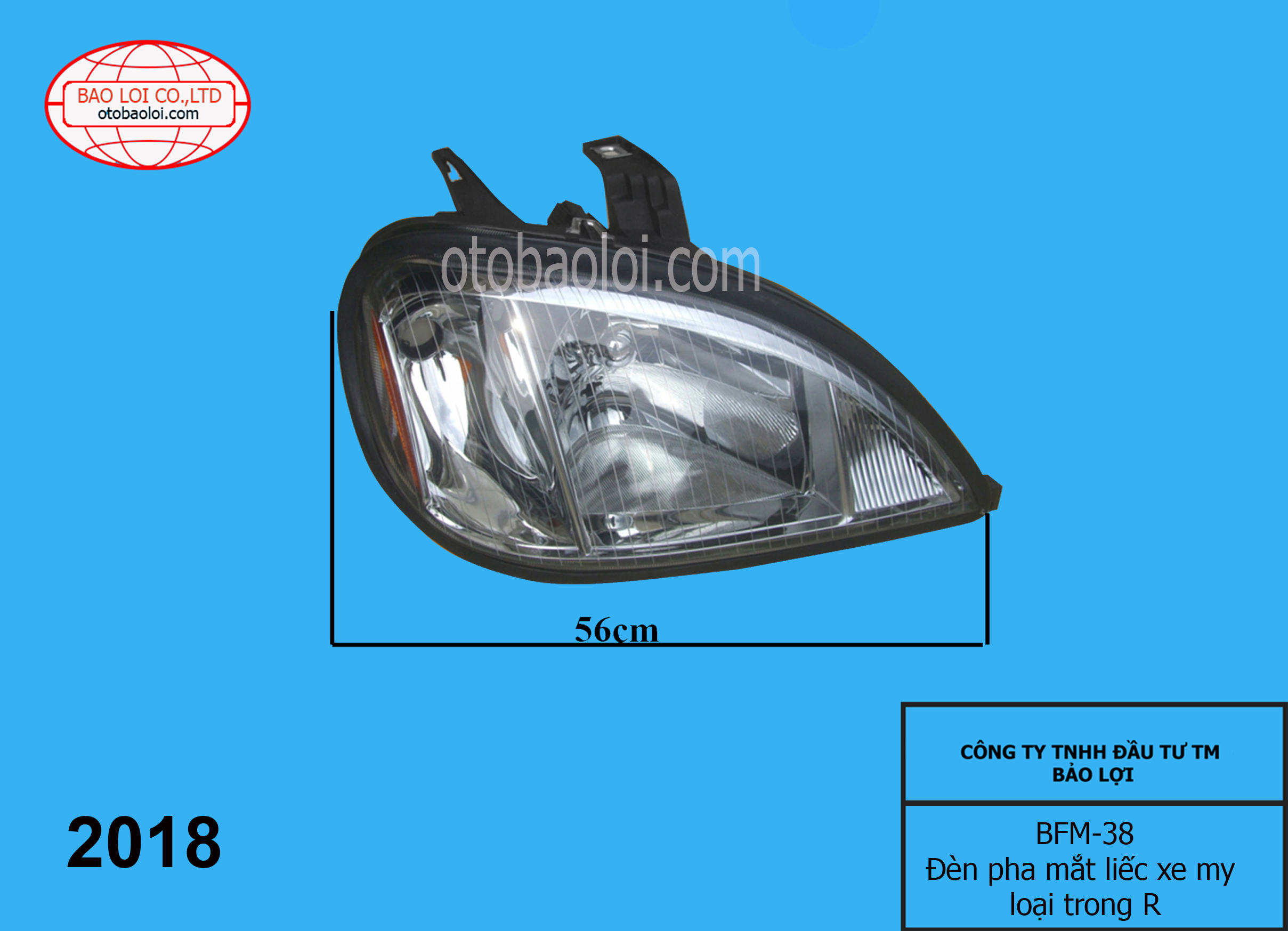 Đèn pha mắt liếc loại trong R