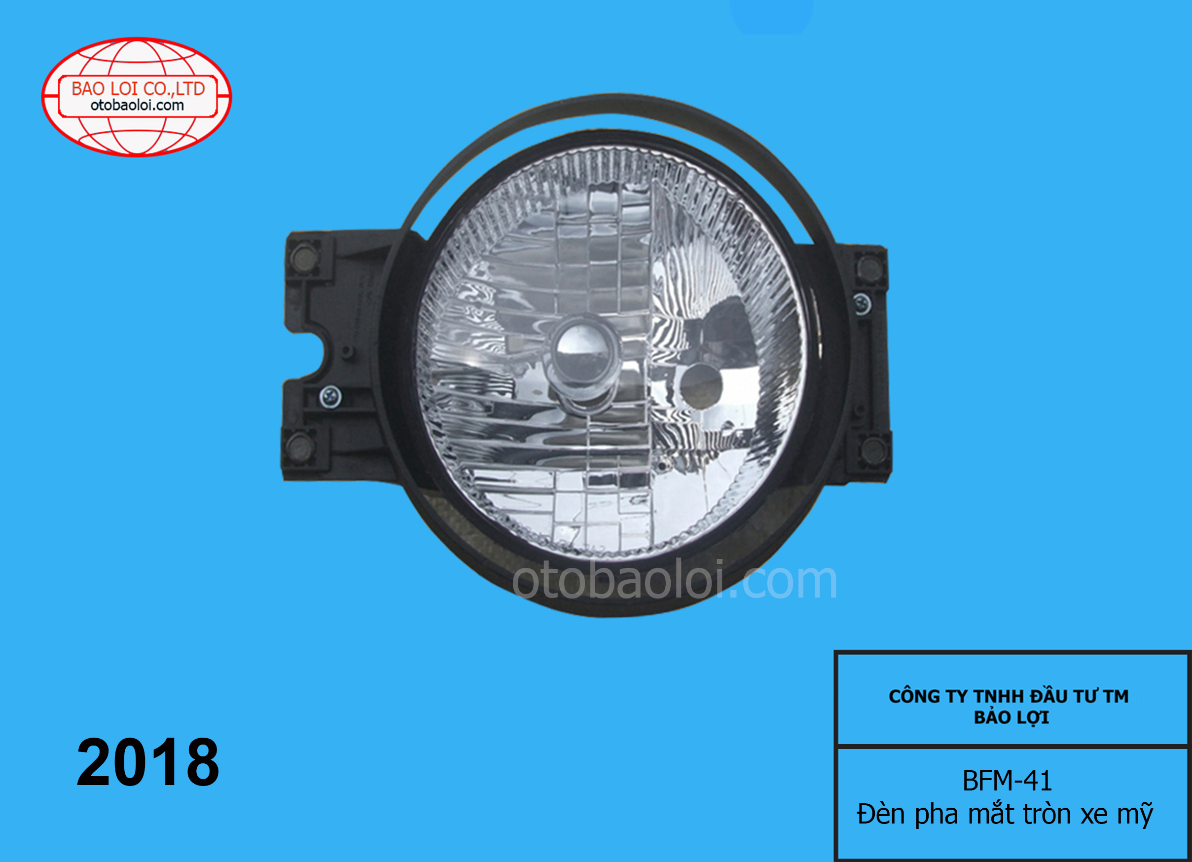 Đèn pha mắt tròn xe mỹ