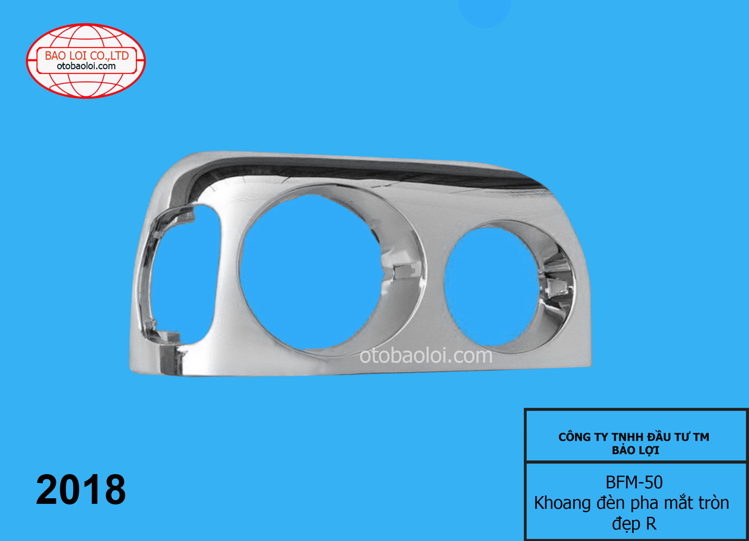 Khoang đèn pha mắt tròn đẹp R