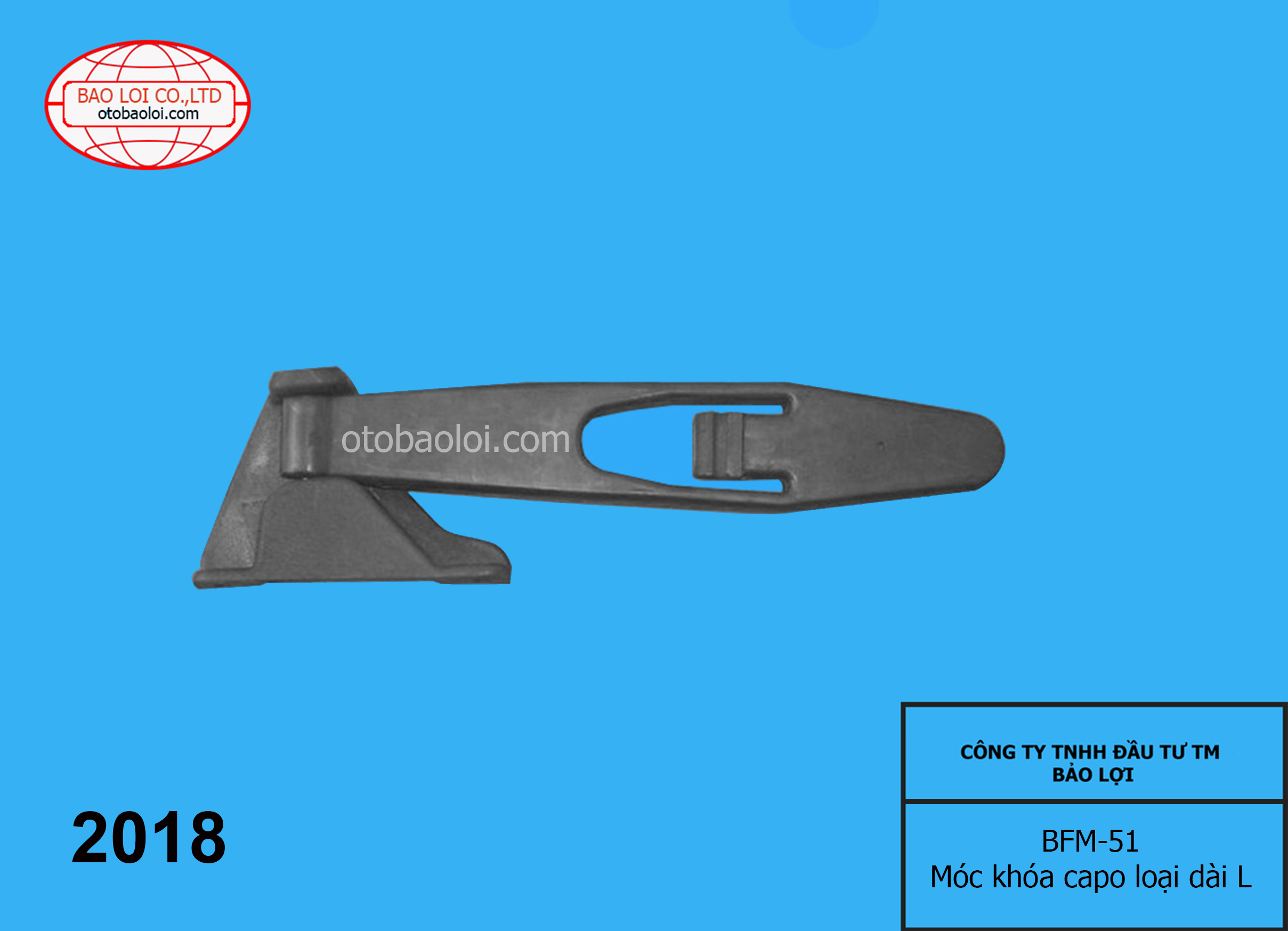 Móc khóa capo loại dài L