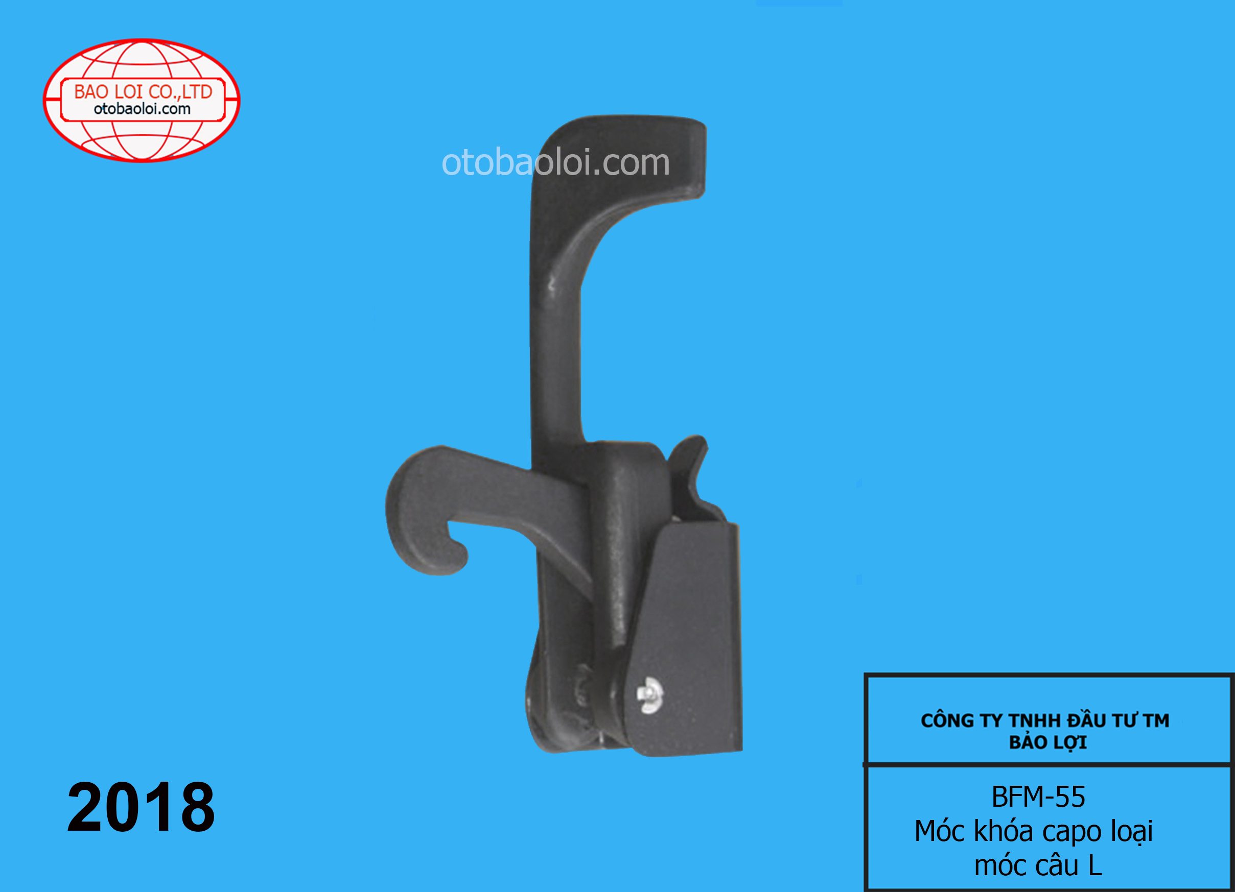 Móc khóa capo loại móc câu L