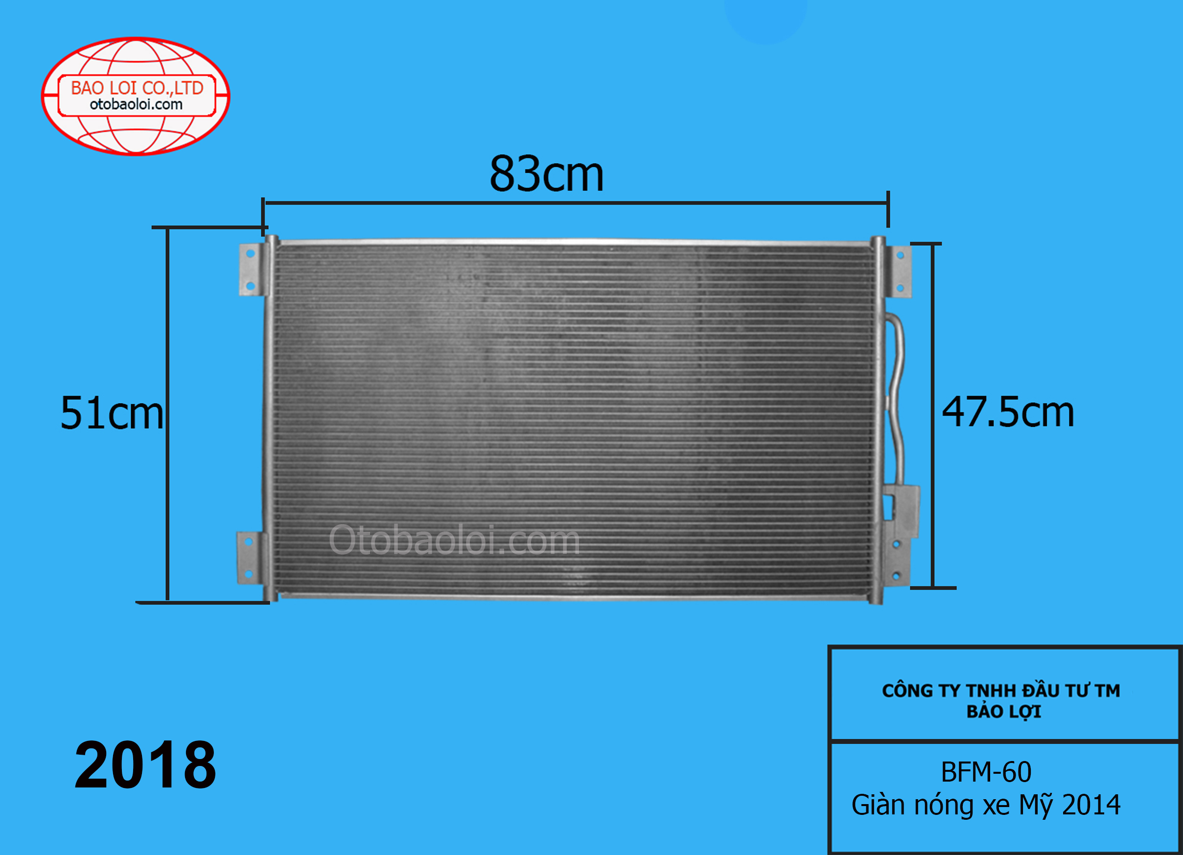 Giàn nóng xe Mỹ 2004